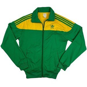 Adidas Vintage Oregon Ducks Track Top Jacket Men’s Size Small Yellow Green UO